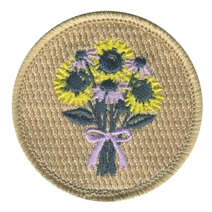 Beautiful Bouquet Patrol Patch - embroidered 2 in round