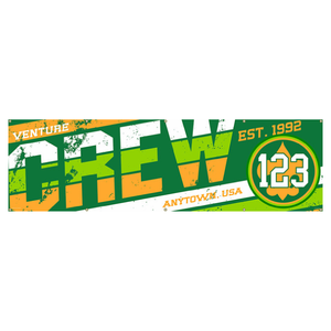 Venturing Crew Banner with BSA Fleur De Lis Venturing Crew Banner with BSA Fleur De Lis