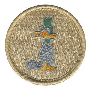 Unenthused Duck Patrol Patch - embroidered 2 in round