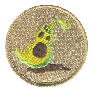 Ghost Mustard Patrol Patch - embroidered 2 in round