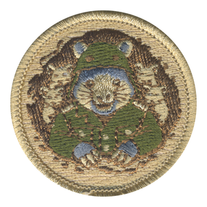 Mole Patrol Patch - embroidered 2 in round