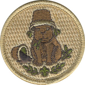 Plant Pot Capybara Patrol Patch - embroidered 2 in round
