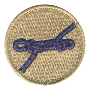 Sheepshanks Knot Patrol Patch - embroidered 2 in round