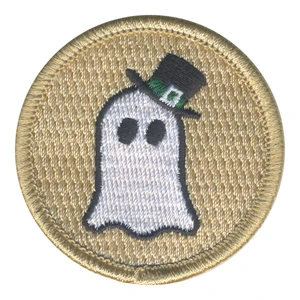 Fancy Ghost Patrol Patch - embroidered 2 in round