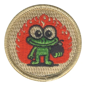 Bombastic Toad Patrol Patch - embroidered 2 in round