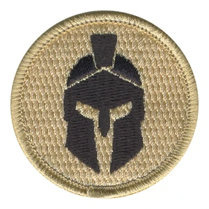 Trojan Helmet Patrol Patch - embroidered 2 in round