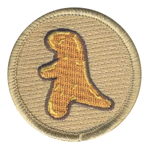Dino Nugget Patrol Patch - embroidered 2 in round