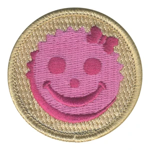 Mrs Smiley Sponge Patrol Patch - embroidered 2 in round