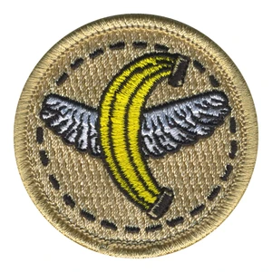 Flying Bananas Patrol Patch - embroidered 2 in round