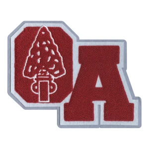 Order of the Arrow Chenille Embroidered Patch - OA Arrowhead 9" Wide
