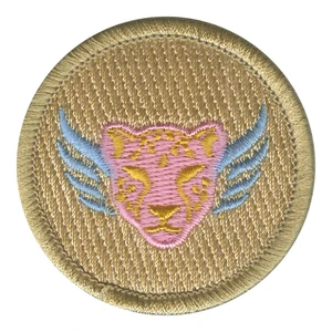 Flying Cheetah Patrol Patch - embroidered 2 in round