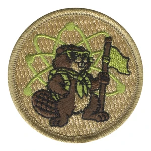 Radioactive Beaver Patrol Patch - embroidered 2 in round