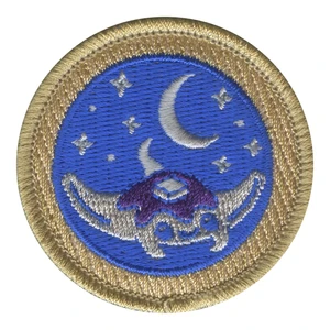 Manta Ray Pancake Patrol Patch - embroidered 2 in round