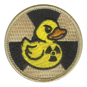 Nuclear Ducks Patrol Patch - embroidered 2 in round
