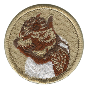 Chipmunk Scout Patrol Patch - embroidered 2 inch round Chipmunk Scout Patrol Patch - embroidered 2 inch round