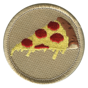Pizza Scout Patrol Patch - embroidered 2 inch round Pizza Scout Patrol Patch - embroidered 2 inch round