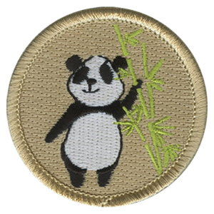 Panda Scout Patrol Patch - embroidered 2 inch round