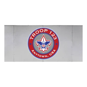 Custom Scout Troop Trailer Graphic Corporate Circle SP6479
