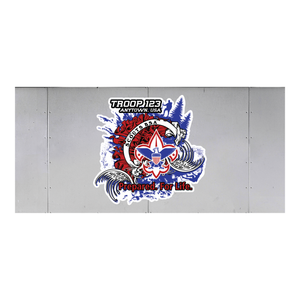 Custom Scouts BSA Troop Trailer Graphic Prepared. For Life with Corporate logo Custom Scouts BSA Troop Trailer Graphic Prepared. For Life with Corporate logo