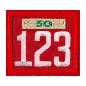 Cub Scout Pack Unit Numeral Patch with Veterans Bar Patch Cub Scout Pack Unit Numeral Patch with Veterans Bar Patch