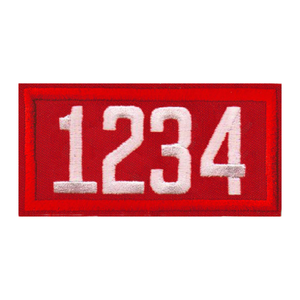 Cub Scout Pack Unit Numeral Patch - Four Number