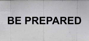 Scouts BSA Scout Trailer Graphic with BSA Be Prepared Text 