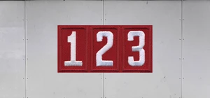 Cub Scout Pack Trailer Graphic Triple Pack Unit Numeral SP6539