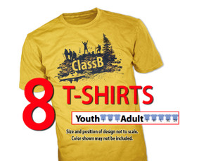 Gildan® 100% Polyester Shirt Cotton Touch Size Sample Kit