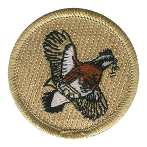 Bobwhite Scout Patrol Patch - embroidered 2 inch round Bobwhite Scout Patrol Patch - embroidered 2 inch round