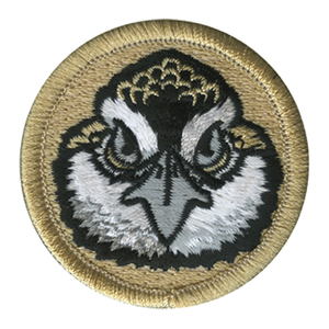 Bobwhite Head Scout Patrol Patch - embroidered 2 inch round Bobwhite Head Scout Patrol Patch - embroidered 2 inch round