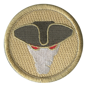 Masked Man Scout Patrol Patch - embroidered 2 inch round