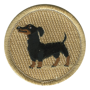 Dachshund Scout Patrol Patch - embroidered 2 inch round Dachshund Scout Patrol Patch - embroidered 2 inch round