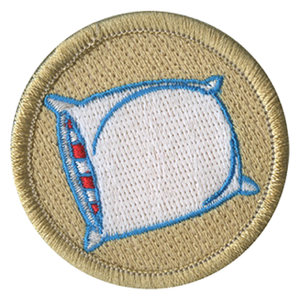 Pillow Scout Patrol Patch - embroidered 2 inch round