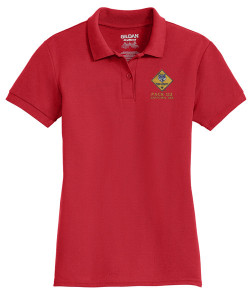 Cub Scouts Ladies Green Pique Polo Shirt Outlet