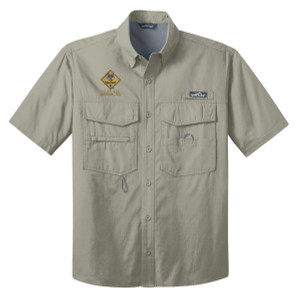 Cub Scout Pack Fishing Short Sleeve Shirt with Cub Scout Logo Cub Scout Pack Fishing Short Sleeve Shirt with Cub Scout Logo