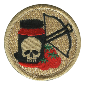 Deadly Spaghetti Sauce Scout Patrol Patch - embroidered 2 inch round