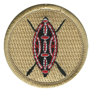 Tribal Warrior Scout Patrol Patch - embroidered 2 inch round