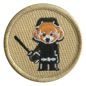 Imperial red panda Scout Patrol Patch - embroidered 2 inch round Imperial red panda Scout Patrol Patch - embroidered 2 inch round