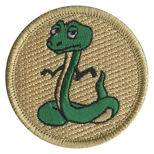 Mehh Python Scout Patrol Patch - embroidered 2 inch round