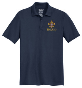 Cotton Pique Polo – Mens with Vintage Scouting logo