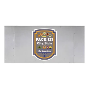 Custom Cub Scout Pack Ranks Trailer Graphic SP6990 with Scouting America logo