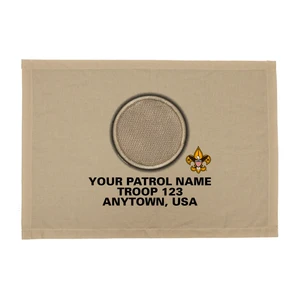 Patrol Patch Flag with Scouting America Emblem spot for Custom Patrol Patch