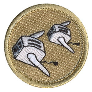 Flying Toaster Scout Patrol Patch - embroidered 2 inch round Flying Toaster Scout Patrol Patch - embroidered 2 inch round