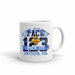 Cub Scout Pack Mug with Cub Scout Logo Cub Scout Pack Mug with Cub Scout Logo