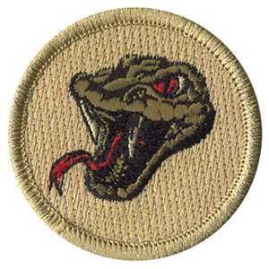 Moccasin Scout Patrol Patch - embroidered 2 inch round Moccasin Scout Patrol Patch - embroidered 2 inch round