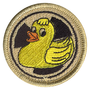 Nuclear Rubber Duckies Scout Patrol Patch - embroidered 2 inch round