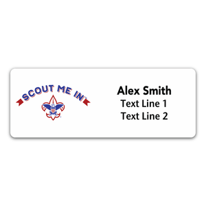 Scouts BSA Troop Name Tag with Scout Me In Logo Scouts BSA Troop Name Tag with Scout Me In Logo