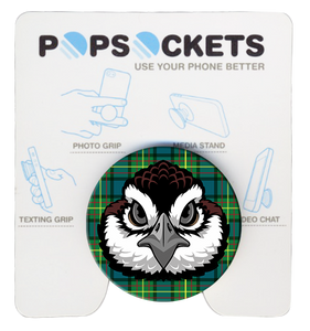 Wood Badge Popsocket of Wood Badge Bobwhite Critter on Wood Badge Tartan Background Wood Badge Popsocket of Wood Badge Bobwhite Critter on Wood Badge Tartan Background