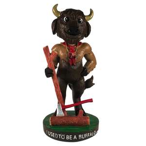 Wood Badge Bobblehead of Wood Badge Buffalo-Front View Wood Badge Bobblehead of Wood Badge Buffalo-Front View