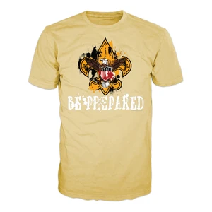 Be Prepared Splatter Scout T-Shirt SP7231 with Scouting America logo
